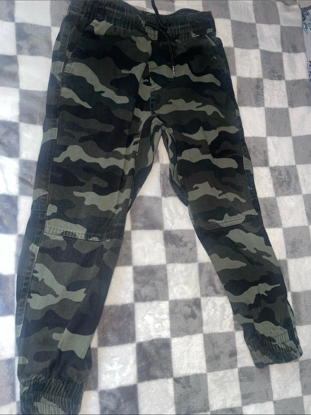 Kids Camo & Corduroy Bottoms - 4-Pack (Black, Green, Brown) size 4-4T